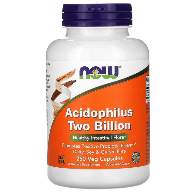 NOW Foods, Acidophilus Two Billion, 250 Veg Capsules on Productcaster.