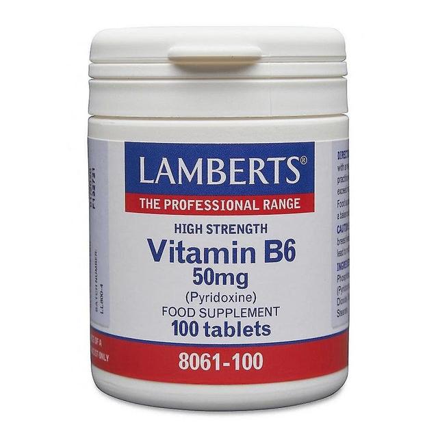 Lamberts vitamine b6 50mg 100's on Productcaster.