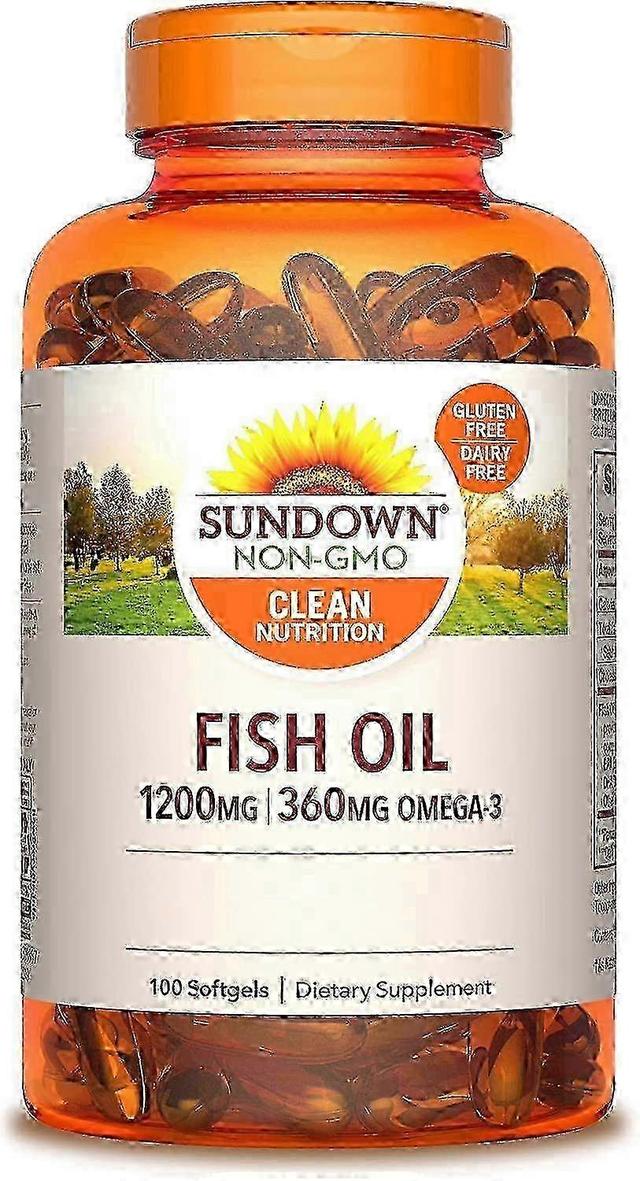 Sundown naturals fish oil, 1200 mg, softgels, 100 ea on Productcaster.