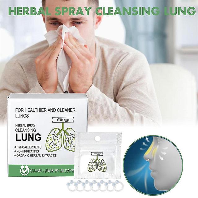 1/2pack Organic Herbal Lung Cleansing Detoxifying Repair Nose Ring Better Breathing 1Pack on Productcaster.