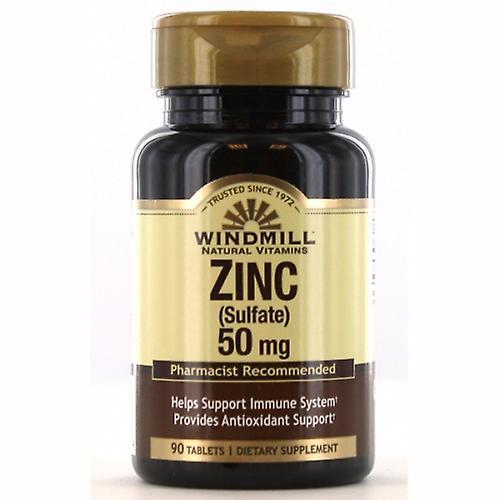 Windmill Health Zinc Sulfate,50mg,90 Tabs (Pack of 4) on Productcaster.