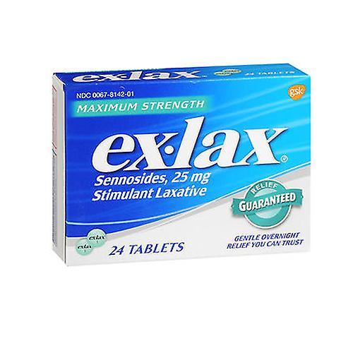 Novartis Consm Hlth Inc Ex-Lax Pills Maximum Relief, 24 ct (Paquet de 1) on Productcaster.