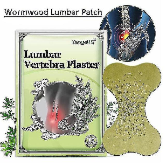 Dint 12pcs/bag Lumbar Vertebra Plaster Wormwood Extracts Bone Patch Joint Ache Arthritis Pain Relief on Productcaster.