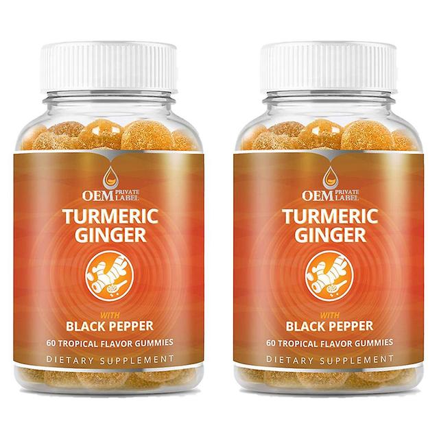 Turmeric Vitamin Supplement Gummies With Ginger & Black Pepper | Supports Joint Inflammation & Inflammatory Response | Active Ingredients Curcumin Ext on Productcaster.