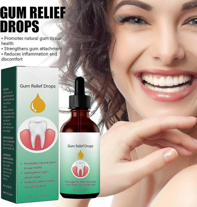 Gum Regrowth Drops, Natural Gum Restore Liquid Mouthwash, Gum Therapy Gel Receding Gum Repair Treatment Supports Good Oral Gum HealthAA 3pcs - 30ml on Productcaster.