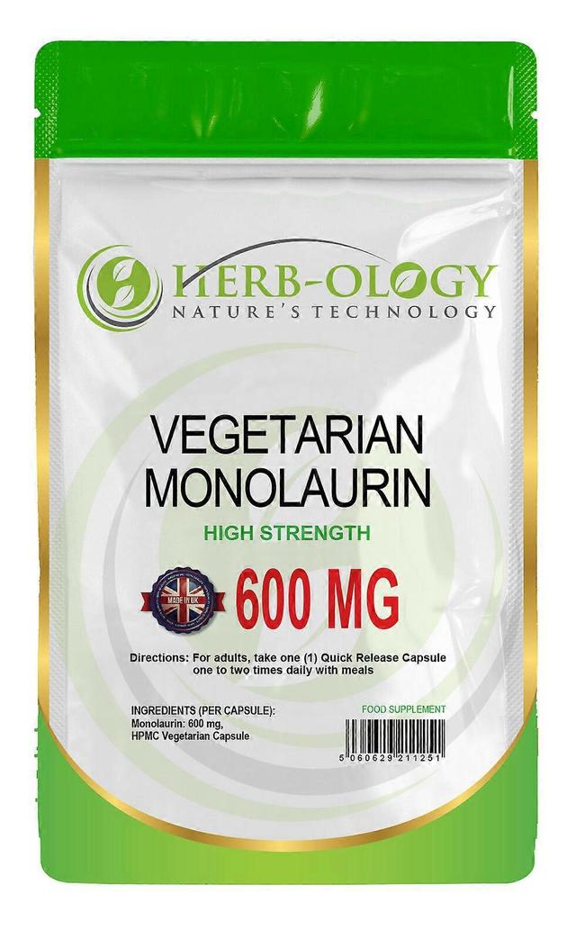 Herb-ology Monolaurin kapsler (600mg) 1 Pouch (90 Capsules) on Productcaster.