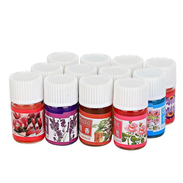 Gegong 12 Bottles 3ml Natural Fragrant Plant Water-soluble Fatigue Relieve Essential Oil on Productcaster.