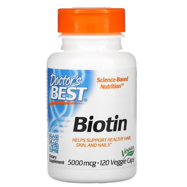 Doctor's Best, Biotina, 5.000 mcg, 120 capsule vegetariane on Productcaster.