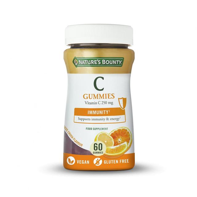 Natures Bounty Nature's bounty c gummies vitamina c 250mg 60's on Productcaster.