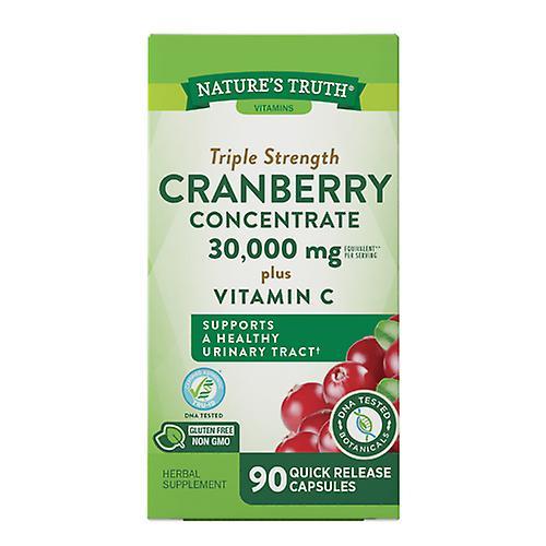 Sundance Nature's Truth Ultra Triple Strength Cranberry Concentrate Plus Vitamin C, 30000 mg, 90 caps (confezione da 2) on Productcaster.