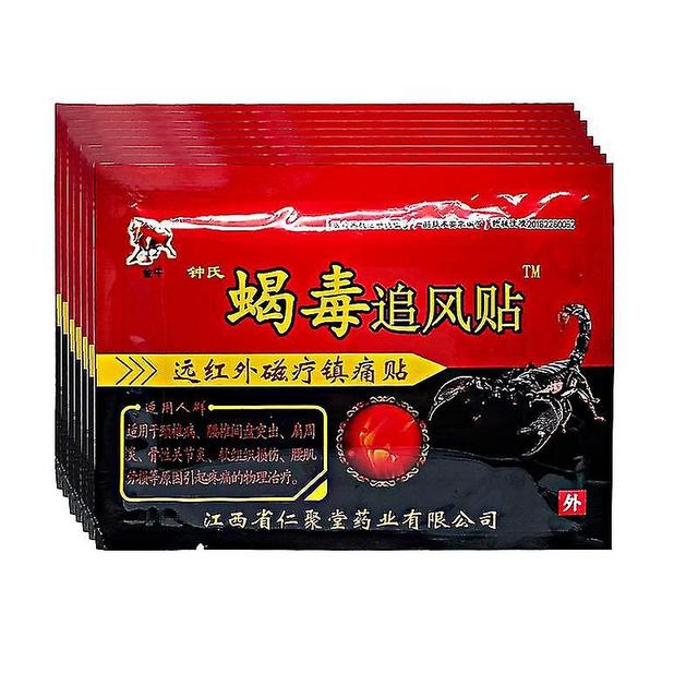 80/96pcs Medical Plaster Scorpion Venom Extract Analgesic Paste Treat Rheumatoid Arthritis Pain Reli on Productcaster.