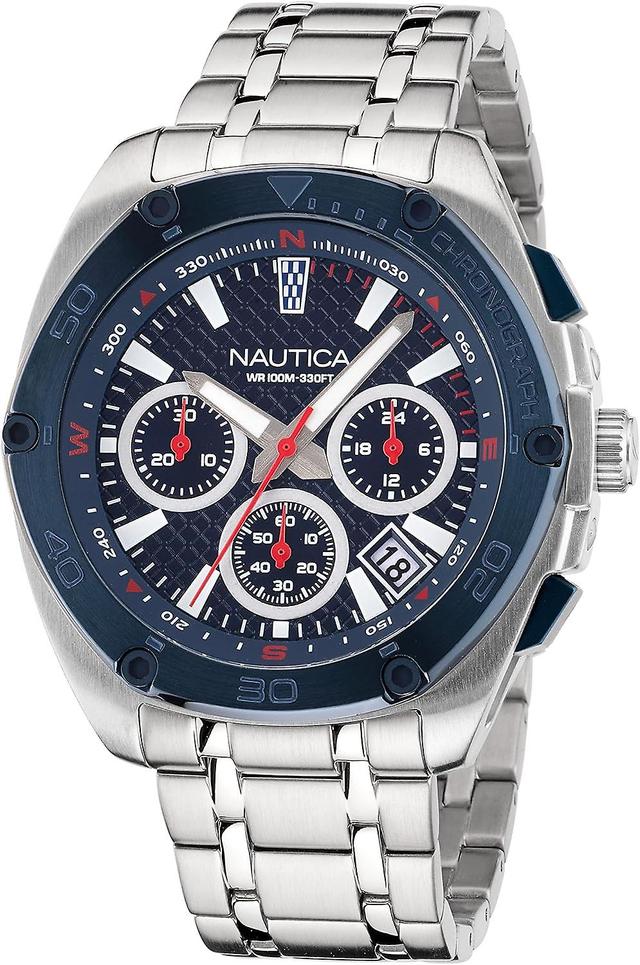 Nautica Men's Watch NAPTCS304 Silver and Blue on Productcaster.