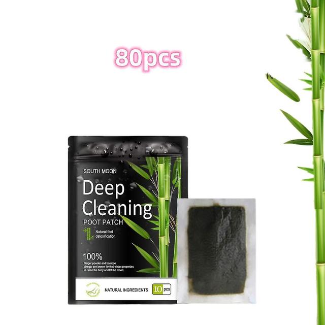 80st Detox Fotplåster Pads Kroppstoxiner Fötter Bantning Djuprengöring on Productcaster.