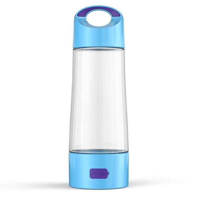 Hydrogen Cup Water Generator Energy Hydrogen-Rich Antioxidant Orp H2 Water Ionizer Bottle with Drai Blue on Productcaster.