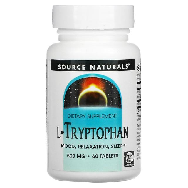 Source Naturals Källa Naturals, L-tryptofan, 166 mg, 60 tabletter on Productcaster.