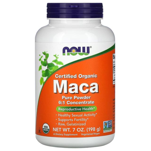 NOW Foods, Certified Organic Maca, Pure Powder, 7 oz (198 g) on Productcaster.