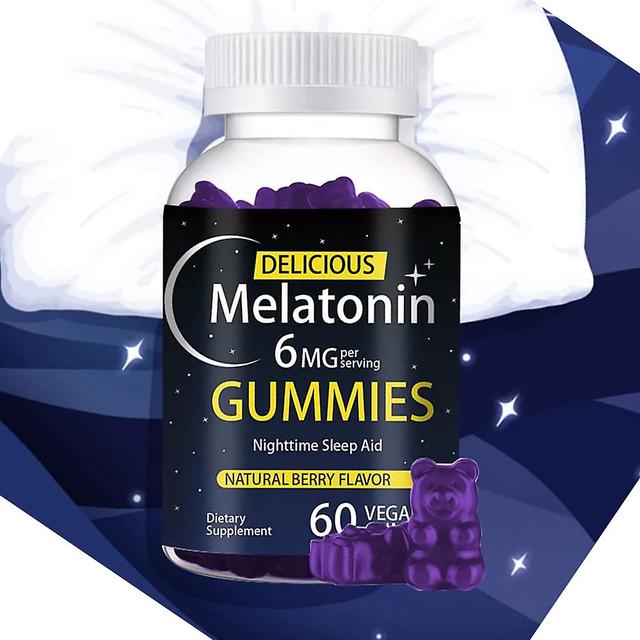 60ct Melatonin Mg Gummies Immune Plus Sleep Melatonin Gummies Vitamins 1pc on Productcaster.