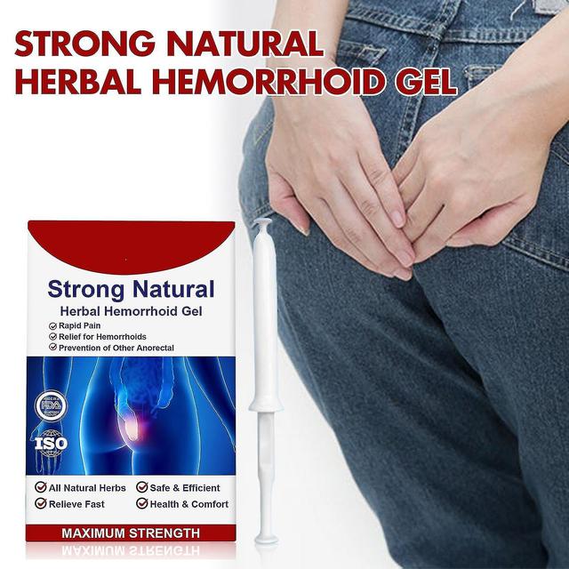 Strong Natural Herbal Hemorrhoid Gel Hemorrhoid Fissure Treatment Gel Natural Plant Strength Hemorrhoid Gel Fast Acting Anal Fissure Gel 9 pcs on Productcaster.