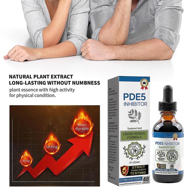 Secret Happy Drops For Strong Men, Pde5 Inhibitor Supplement Drop, Natural Strengthening Drops Enhancing Sensitivity & Pleasure 60ml - 1pcs B on Productcaster.