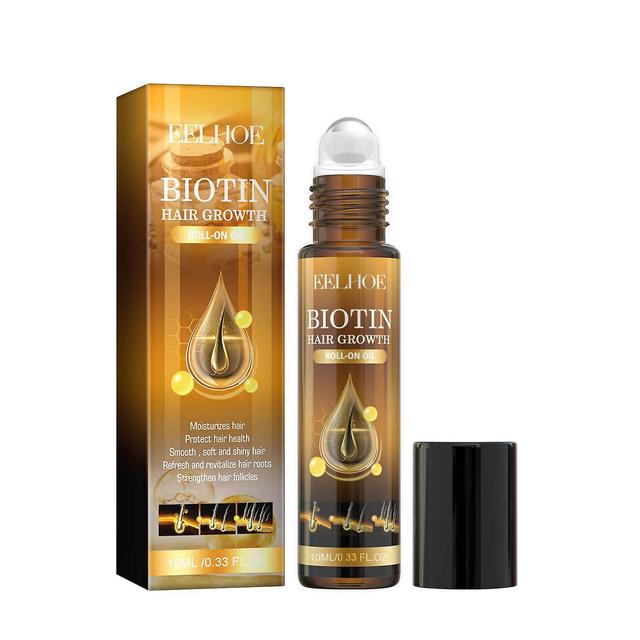 Taishh Biotin Premium Hair Growth Roll-On Oil Hair Growth Products Biotin Fast-growing Hair Essential Oil Antihair Loss Serums Skin Care 10ml Multi... on Productcaster.