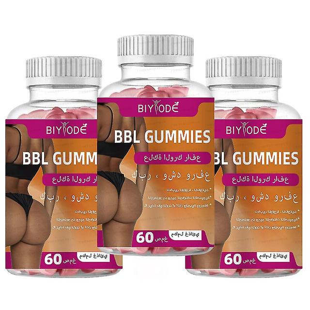 Pusili Natural Vitamin Bbl Gummies Fat Burning Butt Booster Enlarge Gummy Bears 3pcs on Productcaster.