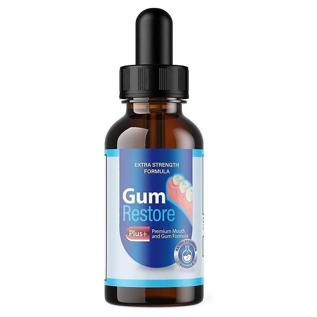 1 Pack - Gum Restore Plus - Oral Drops For Teeth, Bad Breath, Gums Repair As shown on Productcaster.