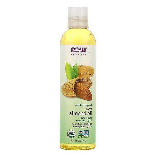 NOW Foods Ora alimenti, soluzioni, olio di mandorle dolci biologiche certificate, 8 fl oz (237 ml) on Productcaster.