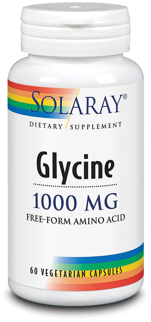 Solaray Glycine 1000 mg 60 Vegetabilske kapsler on Productcaster.