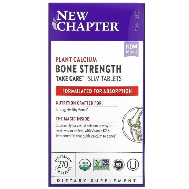 New Chapter, Bone Strength Take Care, 270 Vegetarian Slim Tablets on Productcaster.