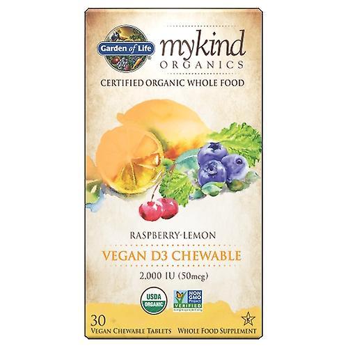 Garden of Life Vegan D3, 2 000 IE, Hallon-Citron 30 tuggtabletter (2-pack) on Productcaster.