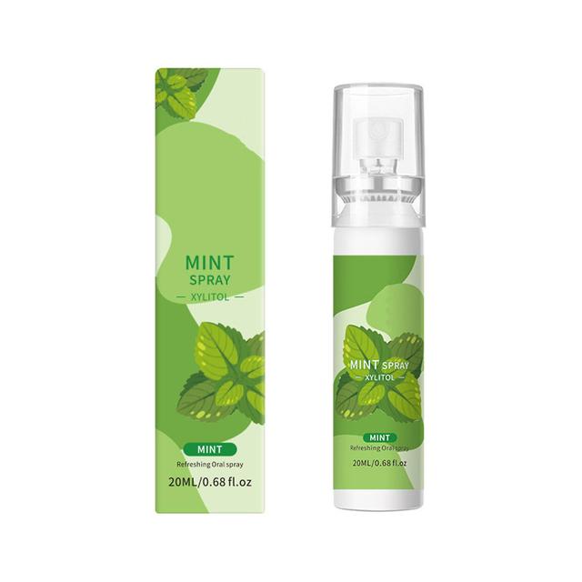 20ML Refreshing Mouth Spray Lightweight Easy Carry Oral Deodorant for Daily Use Mint on Productcaster.