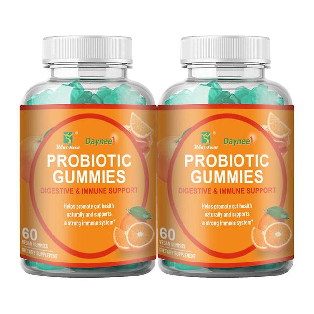 1-pack Probiotic Gummies | Prebiotic Gut Health - Immune System And Digestive Supplement 60 Gummies/bottle 2PCS on Productcaster.