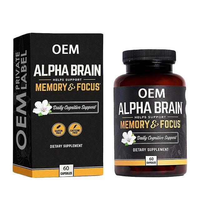 Nootrooppiset kapselit Aivolisä Alpha Gpc, L-teaniini & Bacopa Monnieri Focus Ja Memory Nootropic Brain-yvan 1kpl on Productcaster.