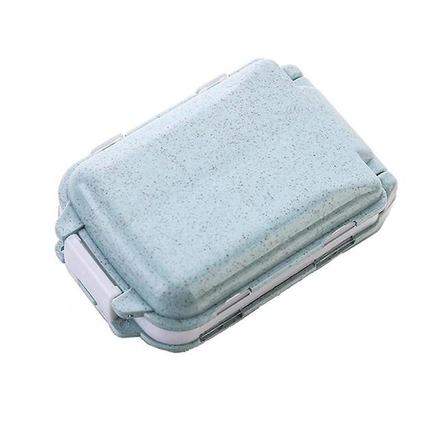 Ouzhan PP Pill Box Portable Degradable Medical Case Travel Health Supplies Blue on Productcaster.