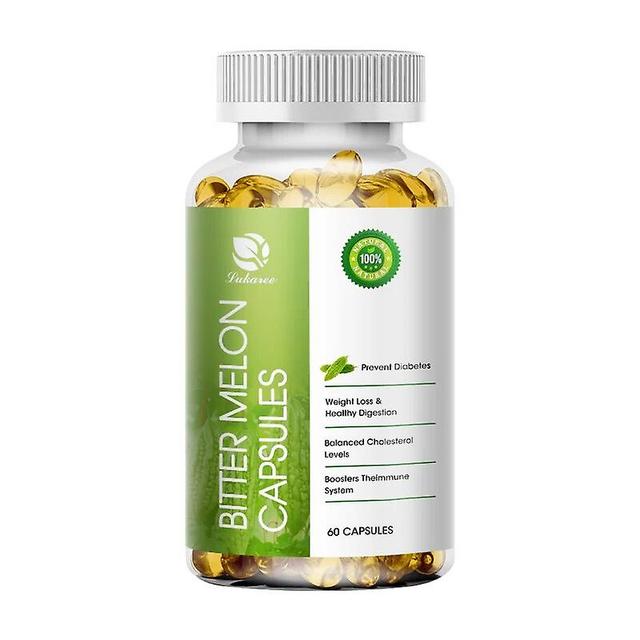 Hikig Plant Insulin 300mg Bitter Melon Extract Capsule for Heart, Blood Sugar and Cholesterol Health 60pcs on Productcaster.