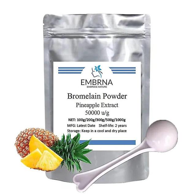 Caraele 100g-1000g Pure Bromelain Enzyme Powder,Pineapple Extract 50000 u g,Soften Skin,Whiten and Remove Spots,Rejuvenating 500g on Productcaster.