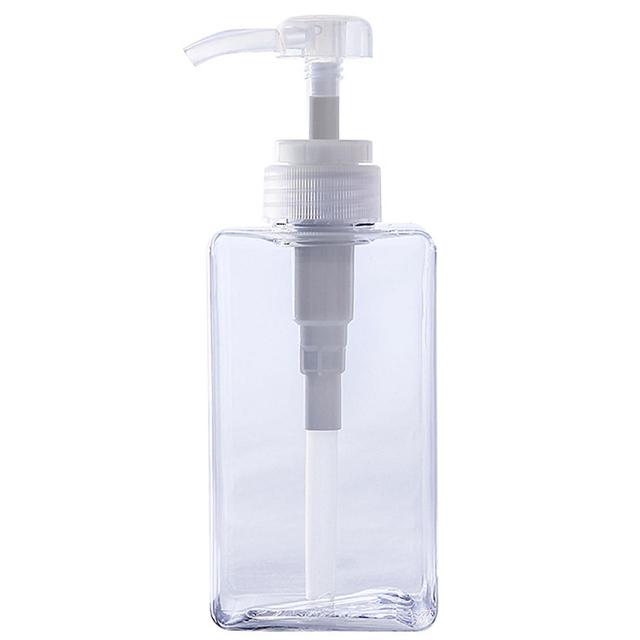 Wilitto 100/250/450ml Press Type Empty Transparent Multiple Capacities Lotion Bottle Shampoo Refillable Storage Bottle on Productcaster.