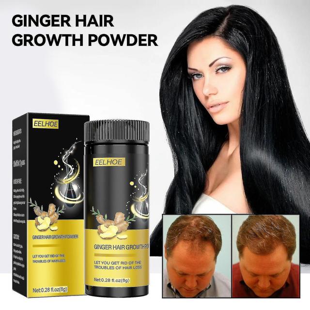 Eelhoe Ginger Hair Care Powder Nourishes Strong Anti-breakage Ginger Powder Hair Growth Black Hair Care Ginger Powder 1pcs on Productcaster.