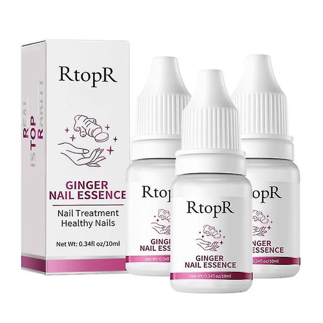 3pcs Nail Care Ginger Antibacterial Essential Oil Antifungal Infection Nail Promote Nail Growth Repair Treatment Healthy -GSL on Productcaster.