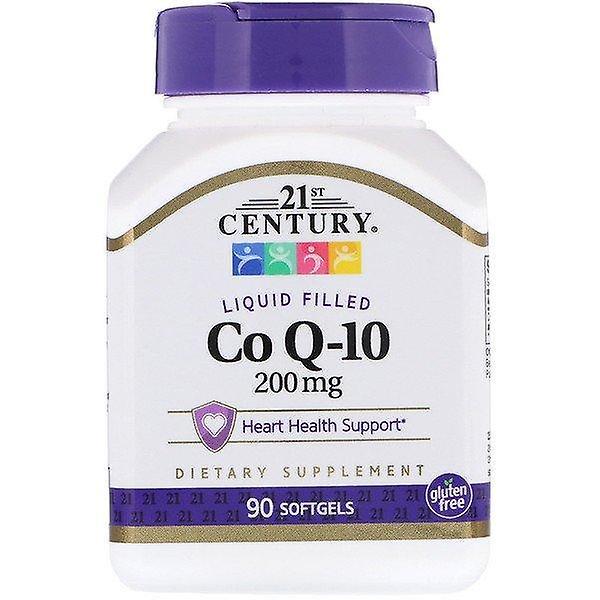 21st Century 21. Jahrhundert, Liquid Filled CoQ-10, 200 mg, 90 Softgels on Productcaster.