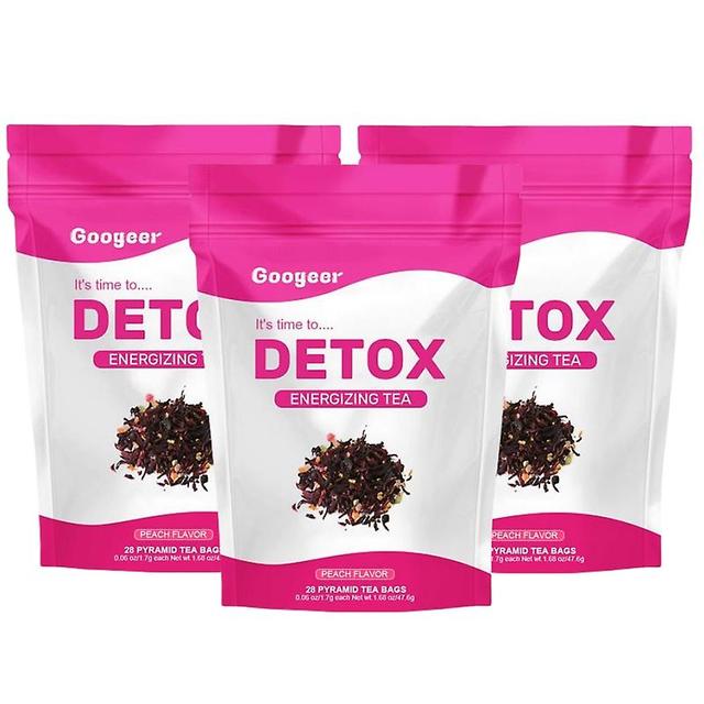 28-140 Stück natürlicher Detox-Tee - Unterstützt ein gesundes Gewicht, reduziert Blähungen, fördert die Körpergesundheit 84pcs 3bags on Productcaster.