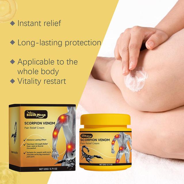 Ofocase Scorpion Venom Relief Cream, Scorpion Venom Ointment, for Back, Neck, Hands, Feet Joints Etc 20g-1pc on Productcaster.