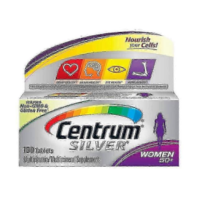 Centrum prata mulheres 50 +, comprimidos multivitamínicos, ea 100 on Productcaster.