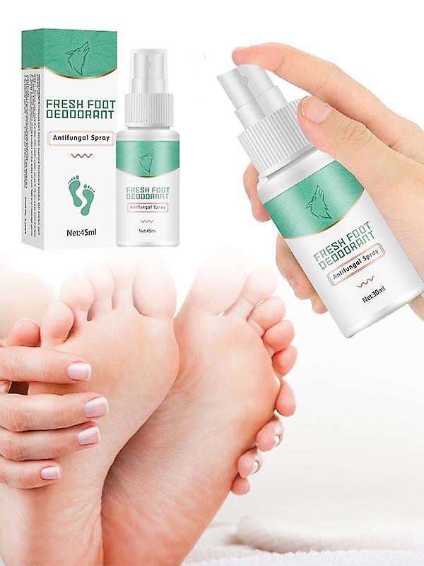 Spray antibactérien pour les pieds, dépistage antibactérien, antibactérien, plantes, herbes, soins des pieds, liquide, dissolvant, 45ml on Productcaster.