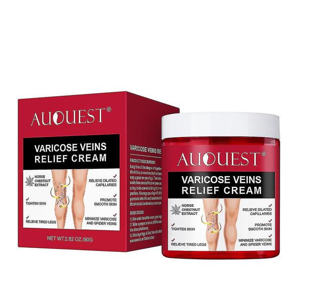 Auquest Leg Blood Vessel Bulge Calf Swelling Earthworm Leg Pain Relief Varicose Cream on Productcaster.