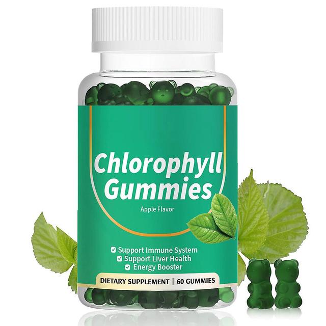 60ct Chlorophyll Gummies For Women And Men, High Absorption Chlorophyll Extract Potassium Supplement, Supports Energy, Immune, Skin And Digestion, ... on Productcaster.