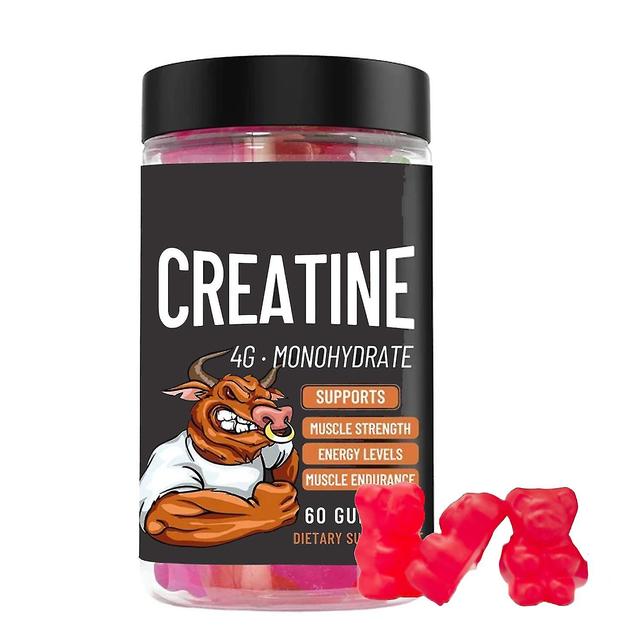 1 Piece Of Creatine Monohydrate Gummies 5 Mg, Suitable For Men And Women - Sugar-free | 60 Capsules/bottle 1pc on Productcaster.