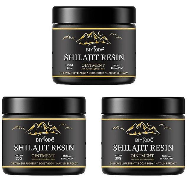 3pcs Pure 100% Himalayan Shilajit, Soft Resin, Organic, Extremely Potent, Fulvic Acid on Productcaster.