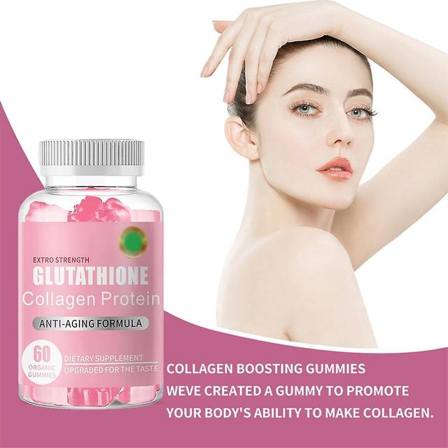 Glutatión Collagen Glow Gummies, Glutatione Collagen Gummies pre ženy, Gummies Starostlivosť o pleť, Kórejské kolagénové gummies pre Dark Spot Corr... on Productcaster.