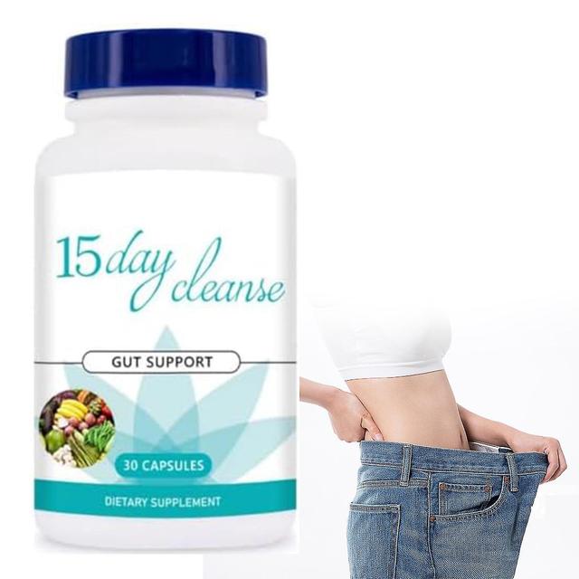 15Day Cleanse Gut- Colon Support Gut Cleanse Detox with Senna, Cascara Sagrada & Psyllium Husk 15 Day Cleanse Gut and Colon Support 3 bottles-90pcs on Productcaster.